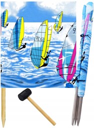 Parawan Plażowy 12M Długi, Mocny Producent Młotek