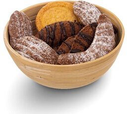 Orion Miska z toczonego bambusa 14 cm