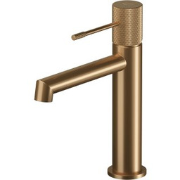 CERSANIT Bateria umywalkowa stojąca ZEN miedź szczotkowana S951-801