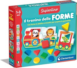 Clementoni Sapientino Pociąg 1 rok, układanka z fiszkami,