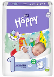 Bella Baby Happy Newborn 1 Pieluszki 2-5 kg,