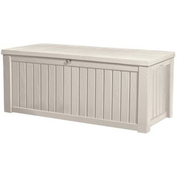 KETER Skrzynia ogrodowa Rockwood Storage Box 570L Kremowy
