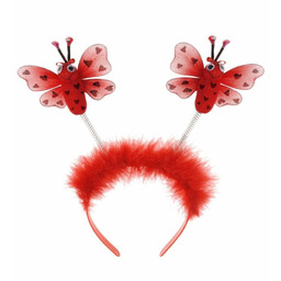 Opaska na głowę biedronka