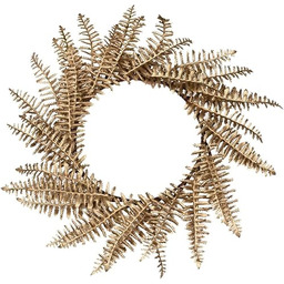 Ginger Ray Złoty wieniec paproci Boże Narodzenie podkładki