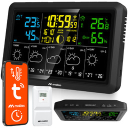 Stacja Pogodowa WiFi Bezprzewodowa Termometr Barometr Aplikacja Czujnik