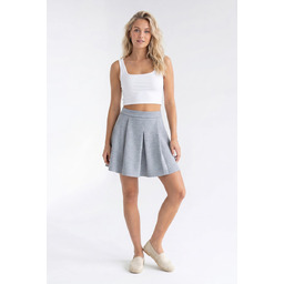FIGL Spódnica M1342 Elegancka rozkloszowana mini spódnica
