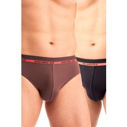 Slipy męskie bambusowe (2pack) sportowy krój z zewnętrzną