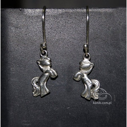 Wróbel Kolczyki wiszące C KUCYKI PONY