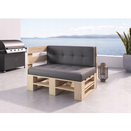 Drewniany narożnik 120x60cm modułowy balkon taras ogród Sosna