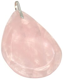 Kwarc Różowy Duży Wisiorek Srebro 925