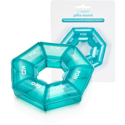 VITAMMY PILLA ROUND 7x1 Tygodniowa kasetka na leki