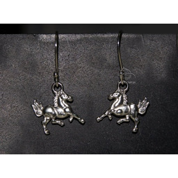 Wróbel Kolczyki wiszące C KOŃ Z OGONEM