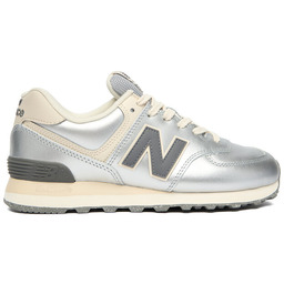 Sneakersy New Balance WL574MLG Srebrny