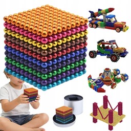 Neocube kulki magnetyczne 3 mm – 1000 sztuk,