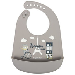 CANPOL BABIES Śliniak Bonjour Paris 74/027 Beżowy