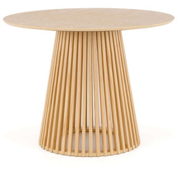 Stół okrągły 120cm YY5940 naturalny dąb