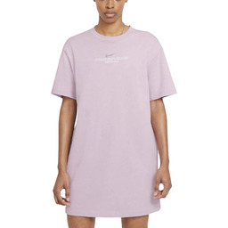 Nike Swoosh - Sukienka damska, kolor liliowy, kod.