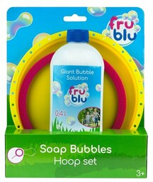 FRU BLU Zabawka Bańki mydlane Zestaw obręcz +