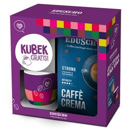 EDUSCHO Kawa ziarnista Crema Strong 1 kg +