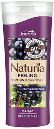 JOANNA_Naturia drobnoziarnisty myjący peeling do ciała Czarna Porzeczka