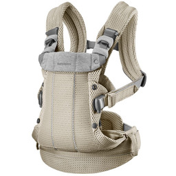 Babybjorn - Nosidełko Harmony 3D Mesh, Szary Beż