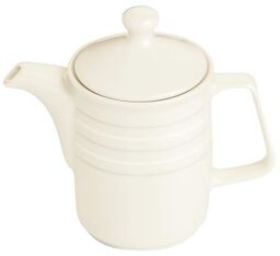 DZBANEK DO HERBATY PERLA 600 ml PORCELANA KOŚĆ