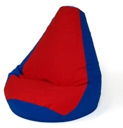 Go Gift Pufa worek sako GRUSZA granatowy-czerwony L