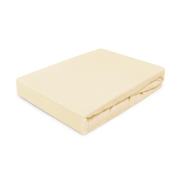 Darymex Prześcieradło jersey z gumką 70x140 019 kremowe