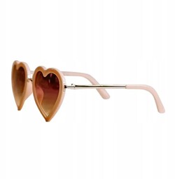 Okulary przeciwsłoneczne Classic Heart Peach 3-12 lat Elle