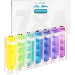 VITAMMY PILLA SLIDE 7x4 Tygodniowa kasetka na leki