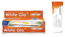 WHITE GLO Anti-Plaque Whitening 100ml - wybielająca pasta