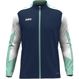 JAKO Kurtka poliestrowa Dynamic, uniseks, granatowa/biała/miętowa, XL