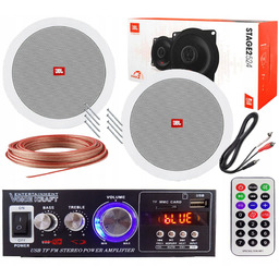 Głośniki Sufitowe Jbl Nagłośnienie Bluetooth Usb