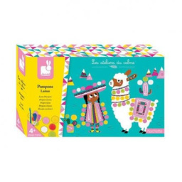 Janod, Zestaw artystyczny, Pompony Lamy