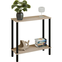 Elior Konsola na czarnym stelażu dąb sonoma C6-A24