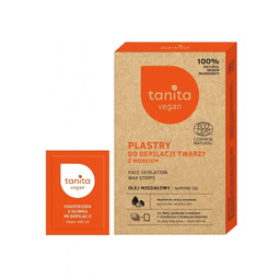 TANITA Vegan Plastry do depilacji twarzy z woskiem