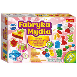 Fabryka mydła Zestaw do samodzielnego wykonania i ozdabiania
