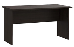 Elior Minimalistyczne brązowe biurko do pracy wenge -