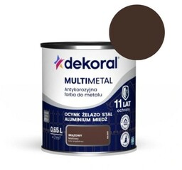 DEKORAL Farba antykorozyjna MULTIMETAL brązowy 0,65L