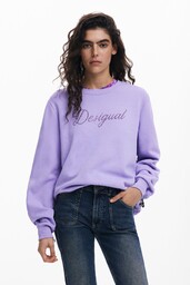 Bluza z logo i strassami
