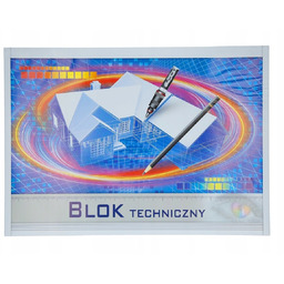 Blok 10Szt. Techniczny Biały A3