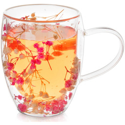 Kubek szklany termiczny z podwójną ścianką DOUBLE 360