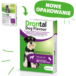 VETOQUINOL Drontal - Dog Flavour Tabletki Dla Psów