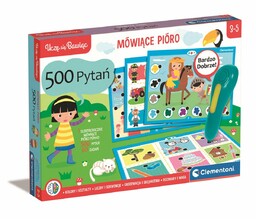 Gra Mówiące pióro 500 pytań Quiz interaktywny Clementoni
