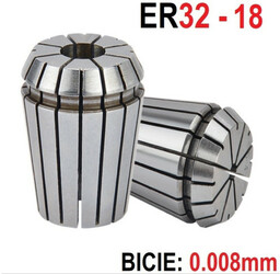 Tulejka zaciskowa ER32 FI 18mm Bicie 0,008mm CNC