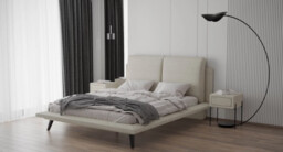 Łóżko 81264 tapicerowane M&K Foam Koło