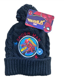 Czapka dziecięca Marvel Spiderman dla chłopca zimowa