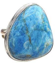 Apatyt Przepiękny Pierścionek Srebro R10-29 Unikat