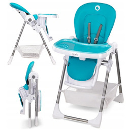 Lionelo Linn Plus Krzesełko do karmienia regulowane składane