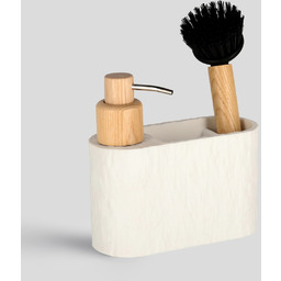 Dozownik Z Miejscem Na Gąbkę I Szczotką Pillar